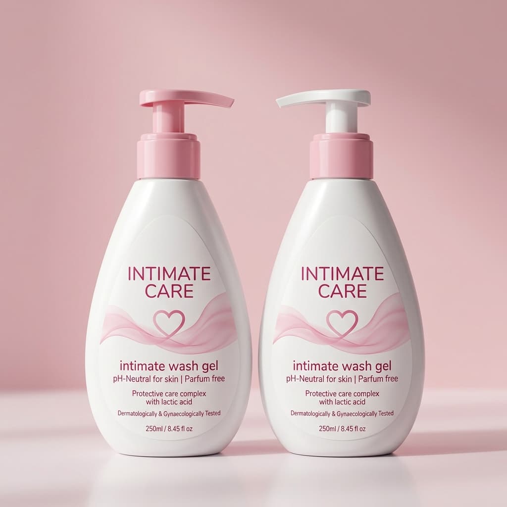 Gel Lavant Intime Doux au pH Neutre — Sans Parfum à l’Acide Lactique